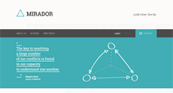 Desktop Screenshot of project-mirador.org